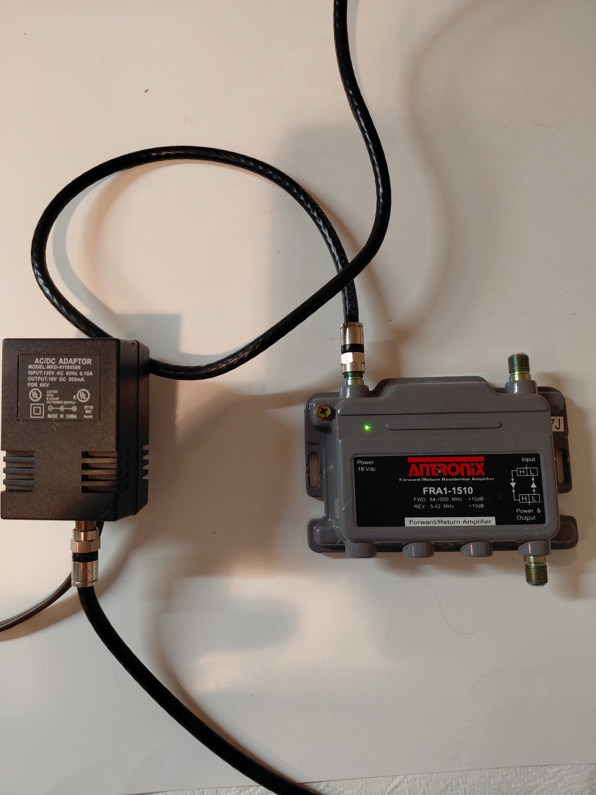 Antronix FRA1-1510 Forward/Return Residential Amplifier with Power Supply &