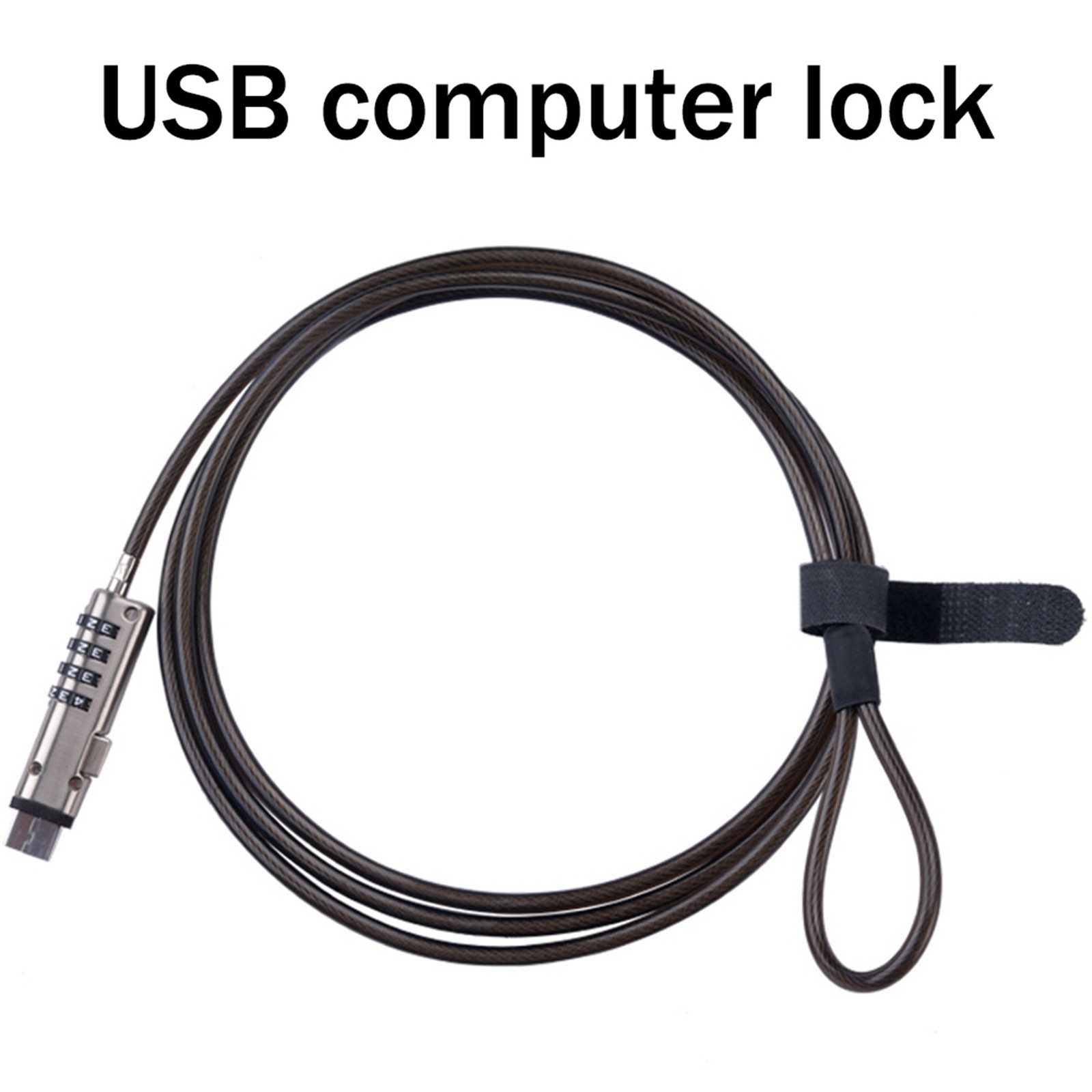 2X USB Password Lock Computer Lock Password Protection Anti Theft Univers3344