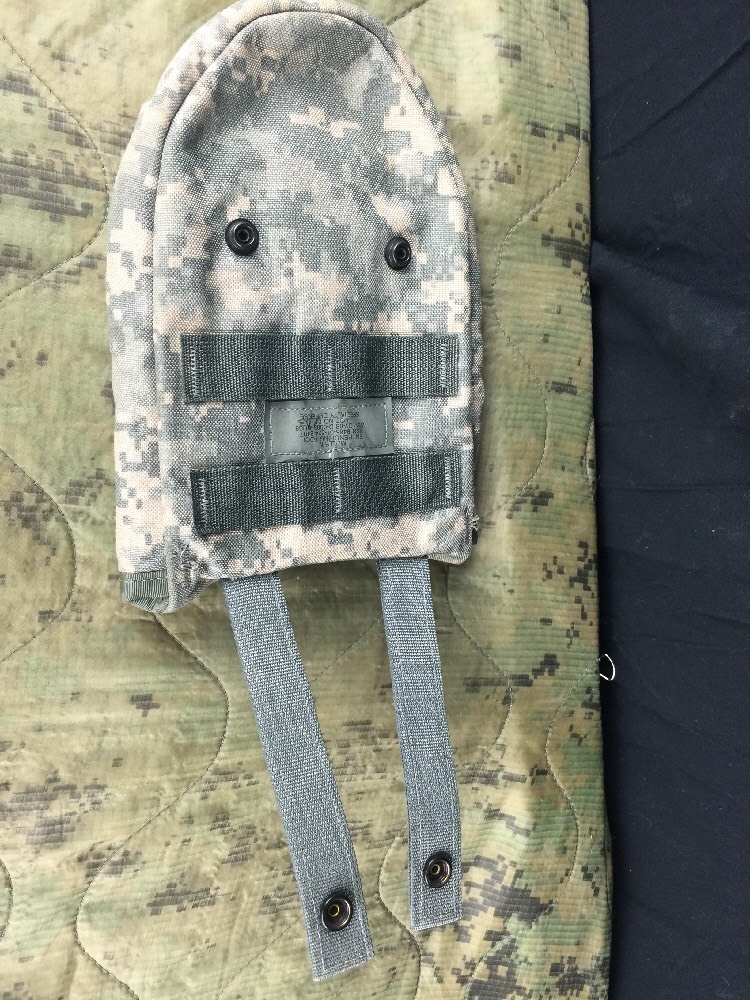 US MILITARY MOLLE II - ACU DIGITAL ENTRENCHING E-TOOL CASE DUMP POUCH EUC