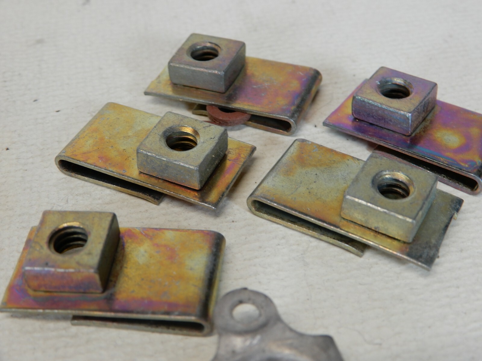Vintage Clinch Captured Nuts Shown - Three Styles