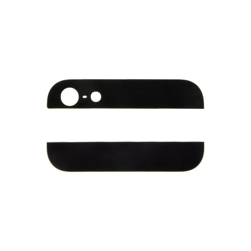 Door Glass Top Bottom for Apple iPhone 5 CDMA GSM Black Rear Lens Cover Pieces