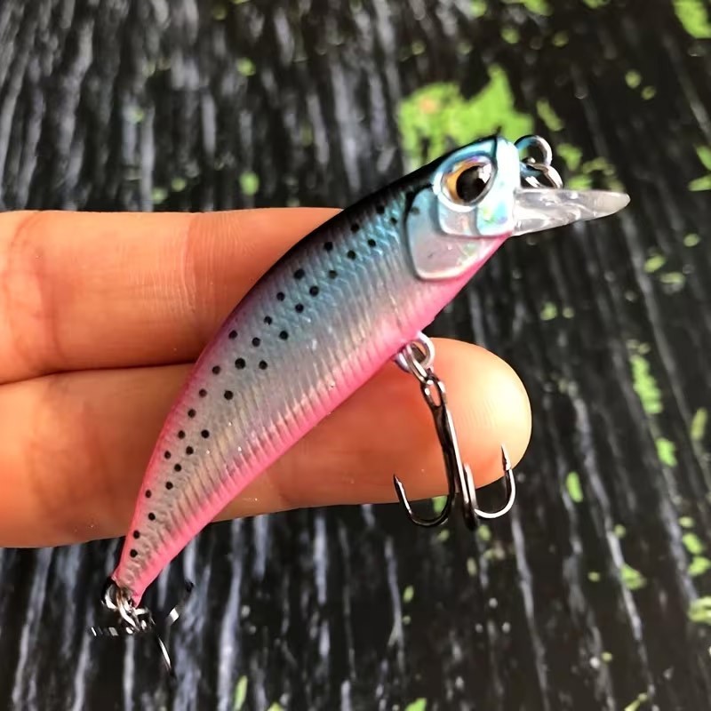 🎣 Minnow Fishing Lure – 5.5 cm / 4.8 g, Long Casting, Freshwater Bass Bait