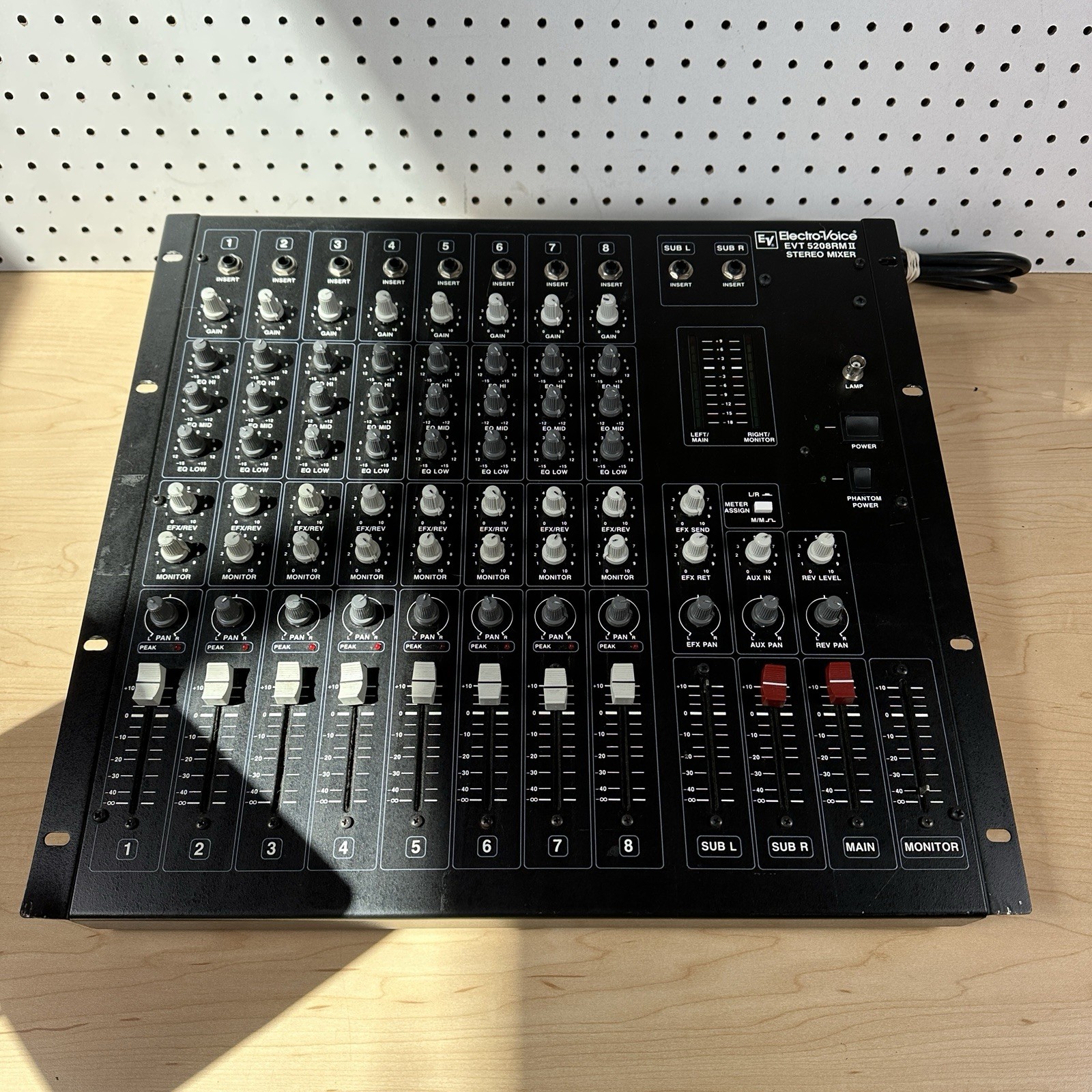 Vintage 1980's Electro Voice EVT 5208 RM II Stereo Mixer