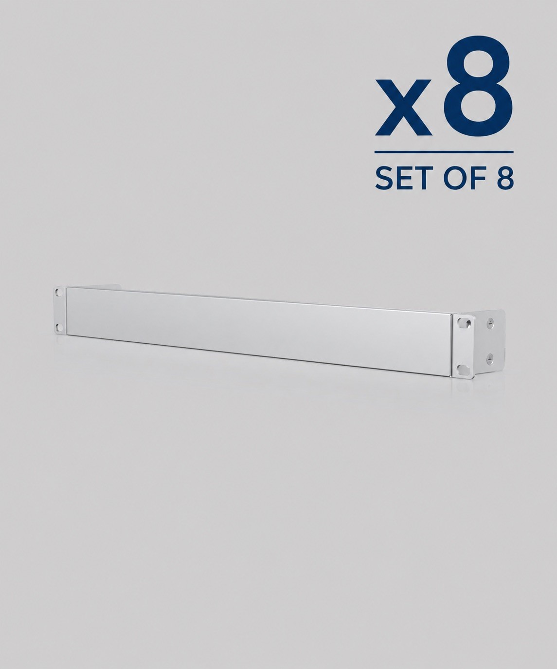 SET OF 8 Unifi 1U Rack Mount OCD Blank Panel (UACC-Rack-Panel-Blank-1U) Ubiquiti