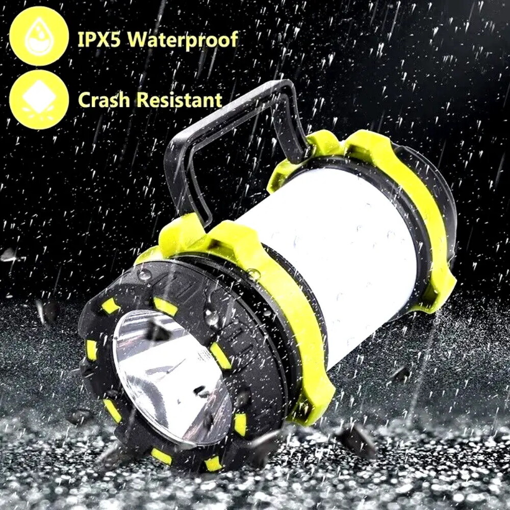 LED Camping USB Lantern Rechargeable Camping Tent Light Lamp Flashlight Portable