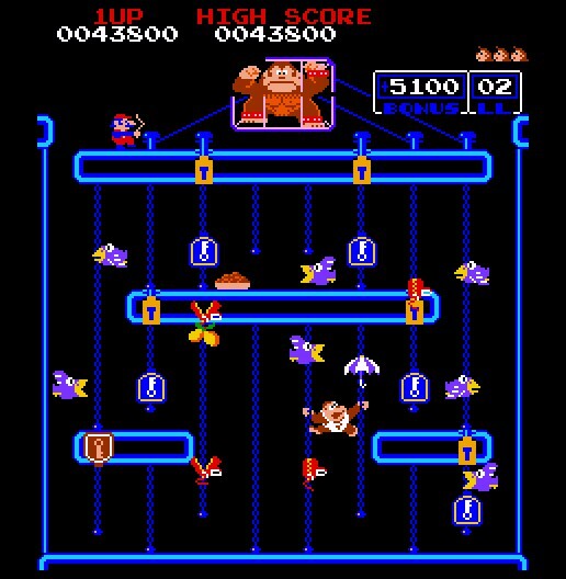 Double Donkey Kong Multi Remix multi-game kit for Donkey Kong Junior arcade PCB