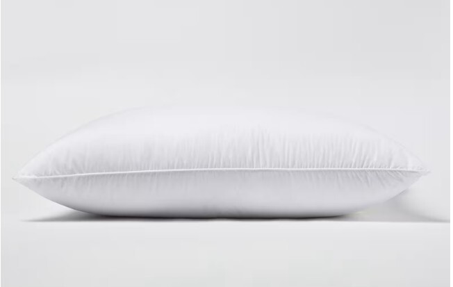 NWT QUINCE PREMIUM DOWN KING PILLOW COTTON DUCK DOWN WHITE SOFT RETAIL $109.90