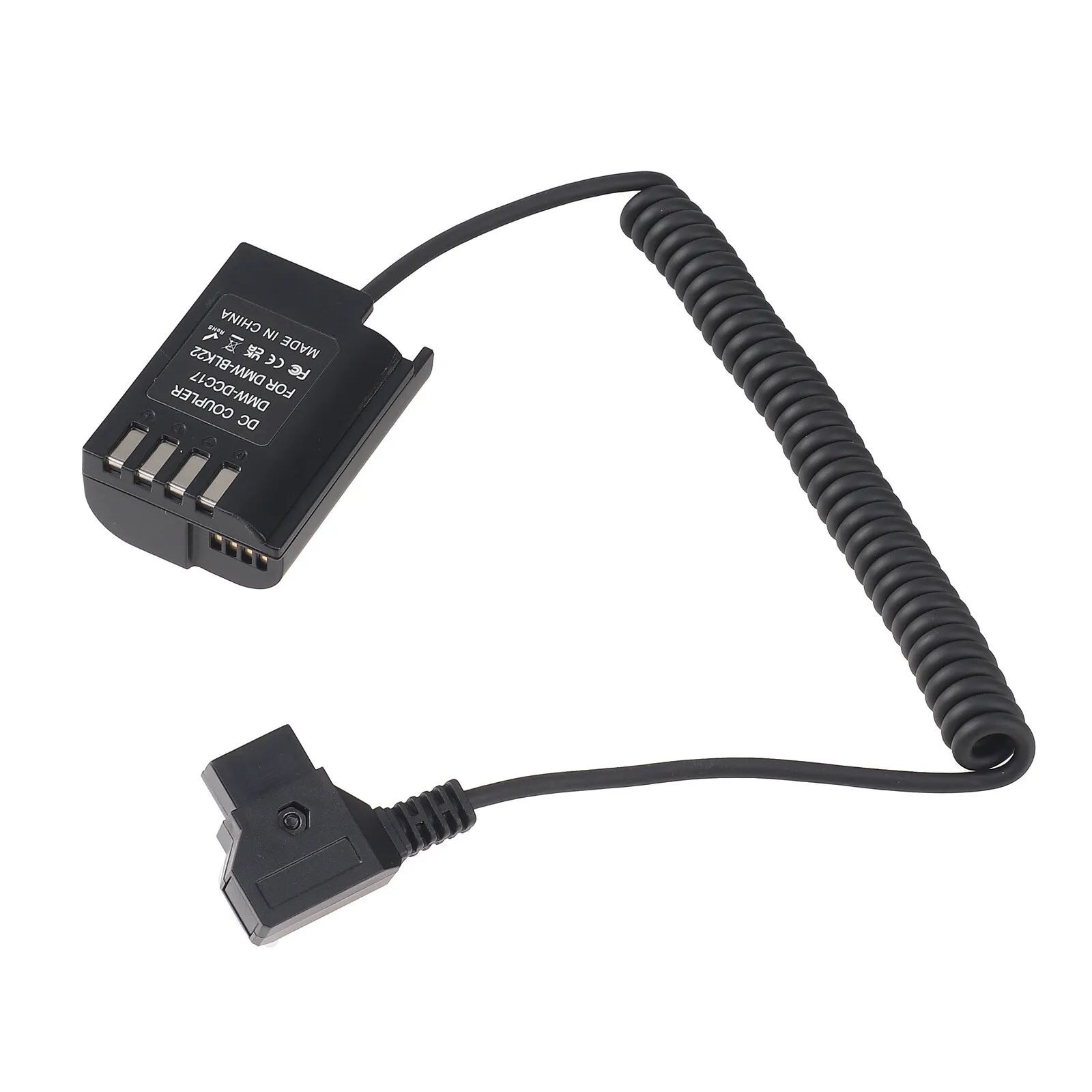 7.2V-8.4V D-Tap to DMW-BLK22/DCC17 Dummy Battery Power Cable for V-mount