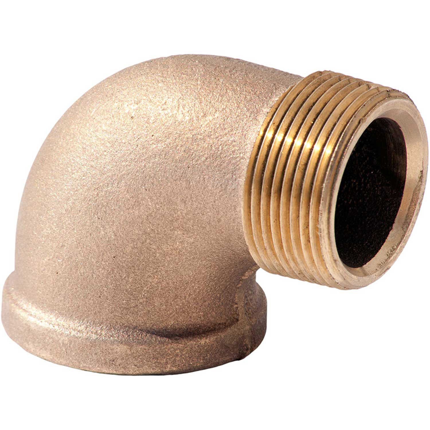 1-1/4" 90 Degree Street Elbow Lead Free Brass MNPT X FNPT 125 PSI