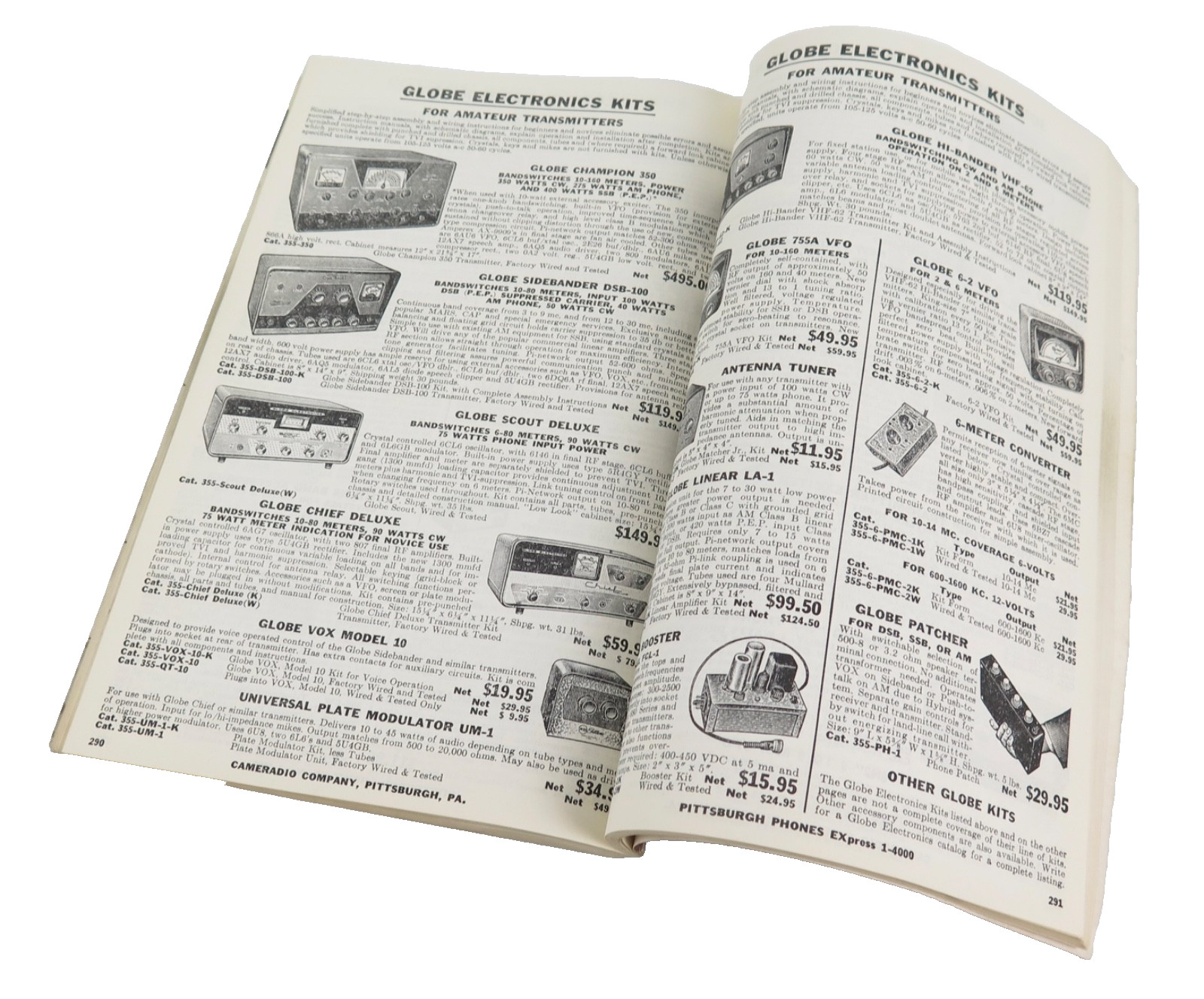 Vintage 1961 Cameradio "Everything Electronic" Catalog