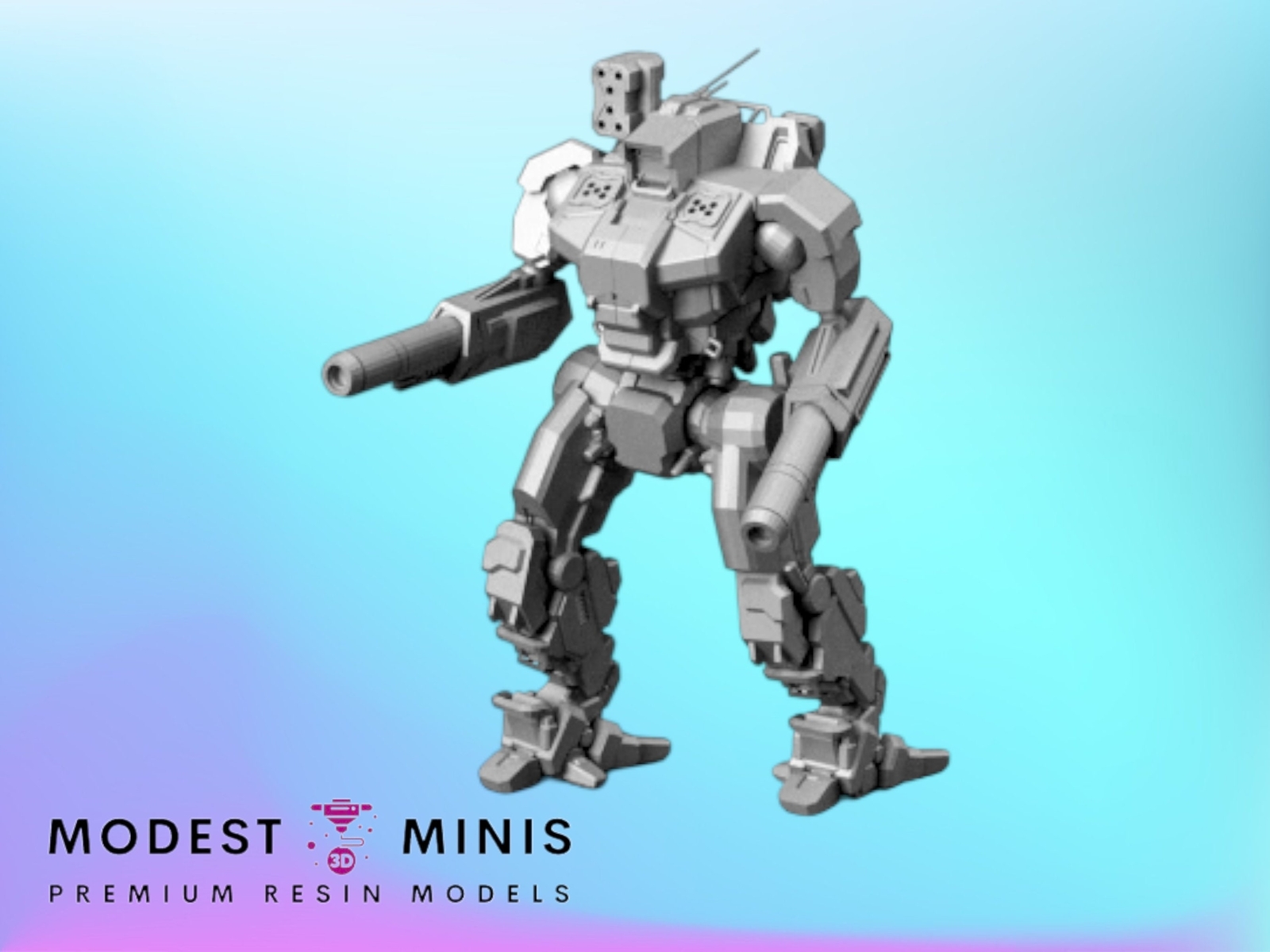 BK7 Battleaxe | 1:265 | 6mm Battletech Scale | Mecha | Sir Mortimer