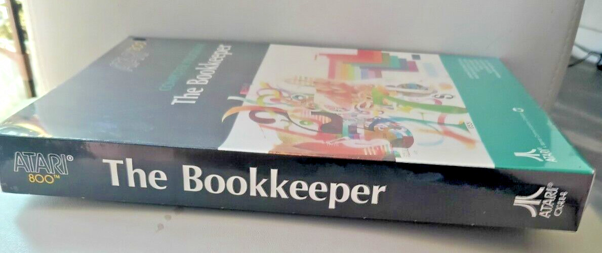 The Bookkeeper; Atari 400/800/XL/XE; Disk CX414 Large box
