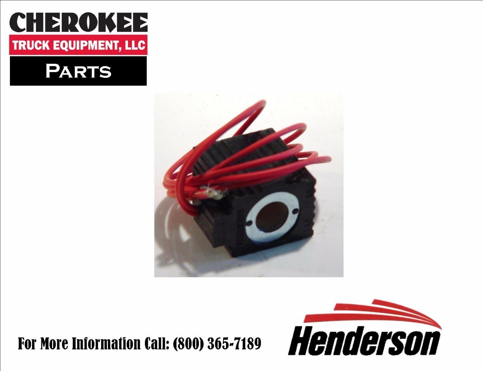 Henderson GRE768, COIL, 12VDC, W/LEADS ON VALVE #76565