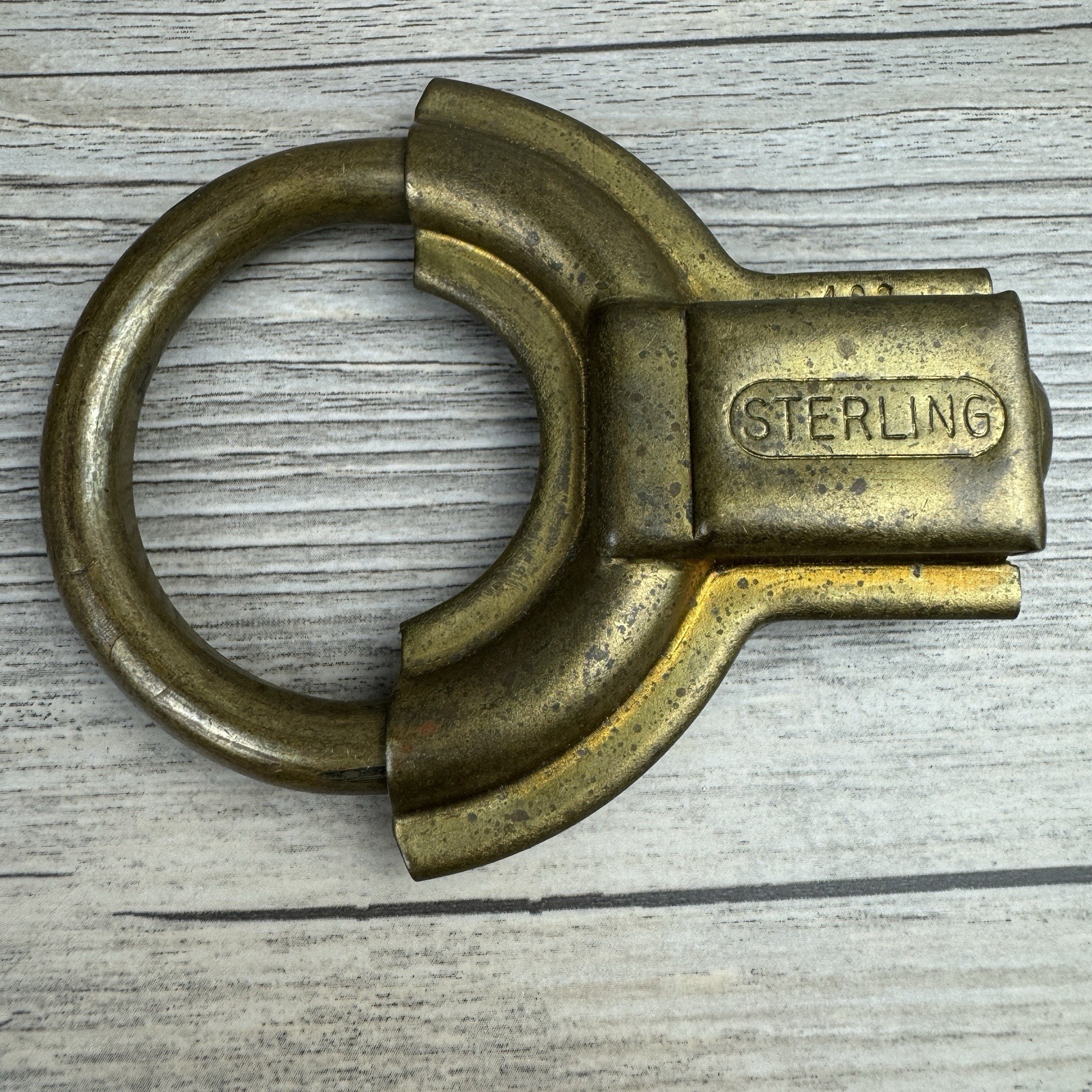Sterling Vintage Brass Padlock No Key Florida Power Corp.