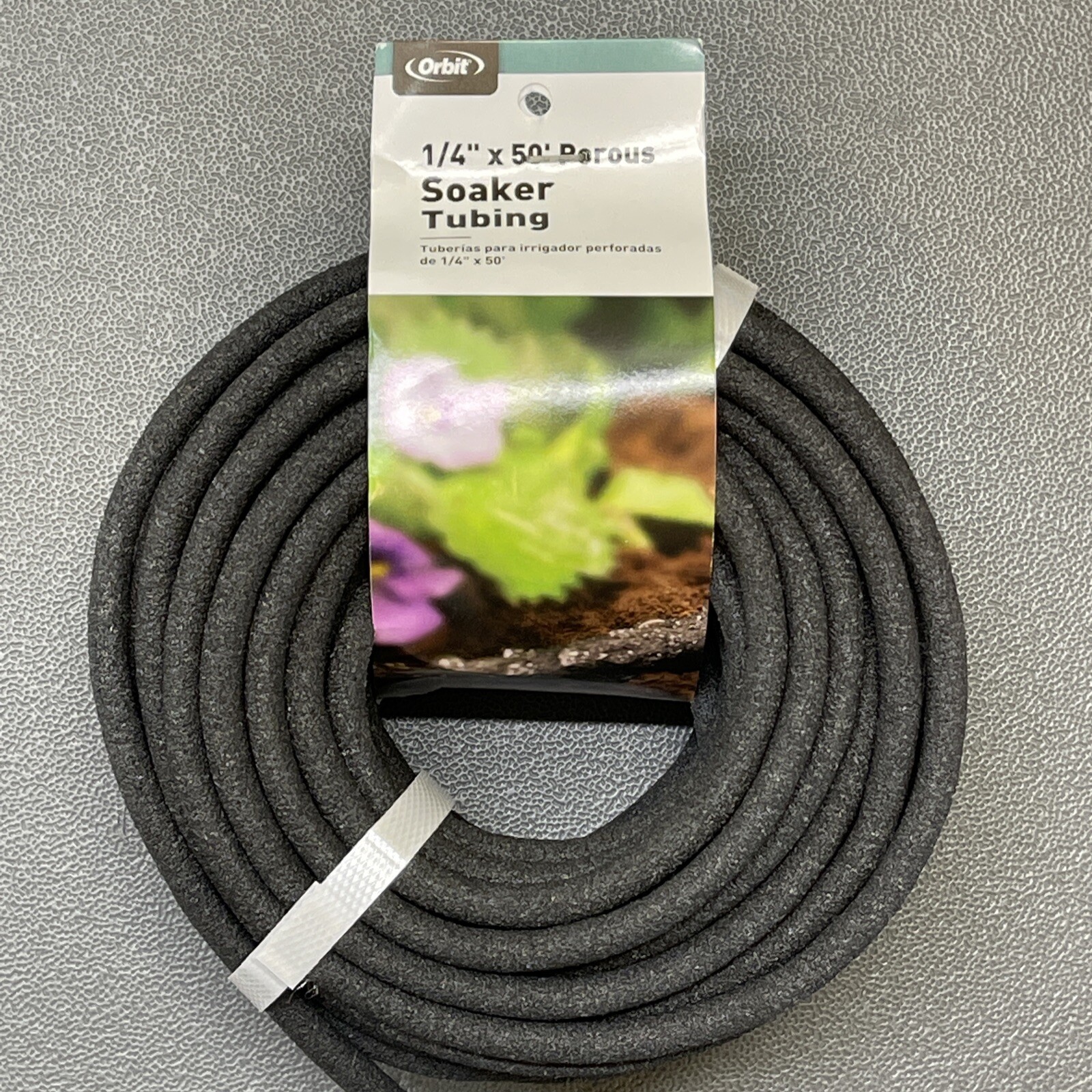 Soaker Hose Tubing Orbit 67330-21 rD 1/4" 50' Porous USA Made Greenhouse Garden