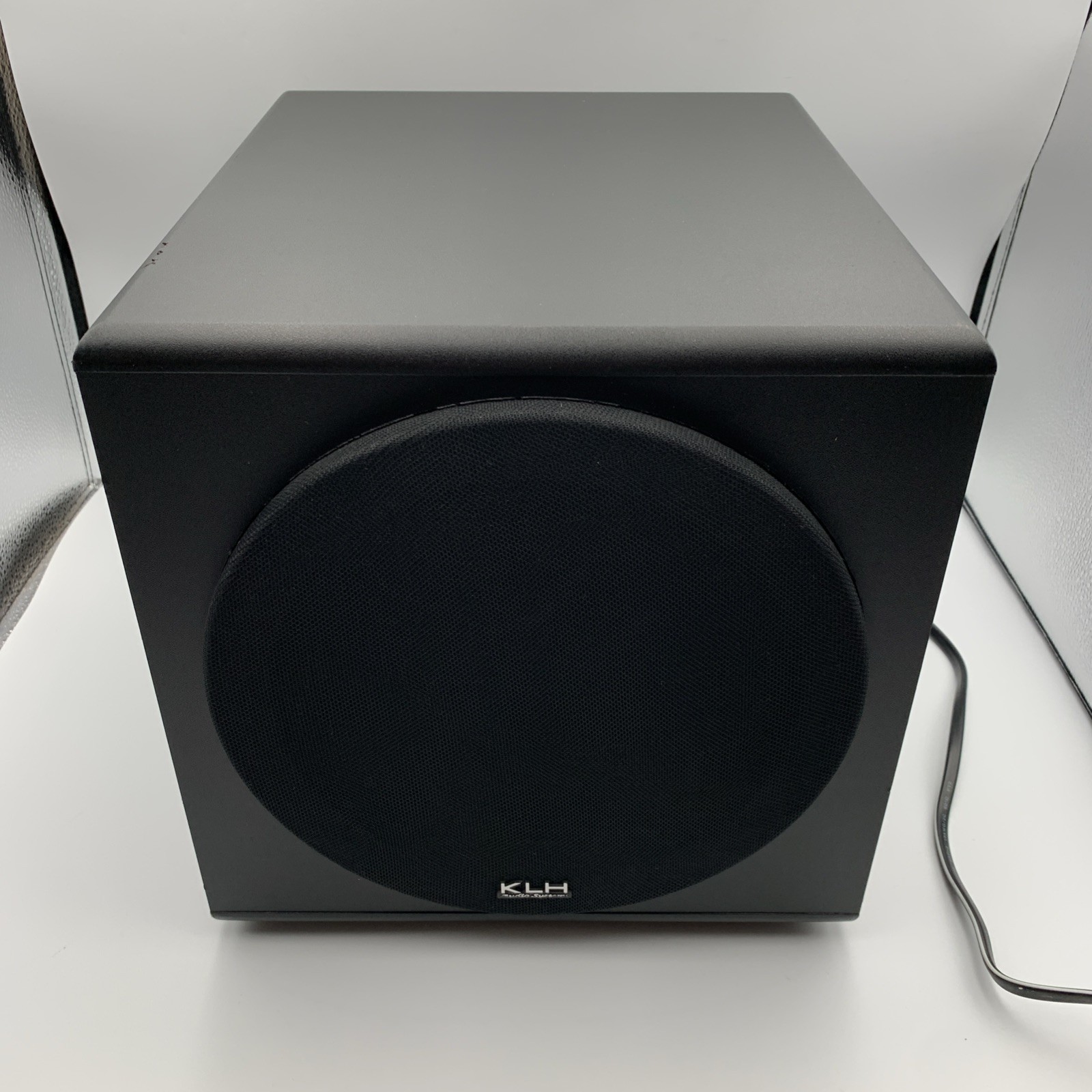 KLH Audio Systems BassBite V Powered Floor Subwoofer Black - Fully Tested