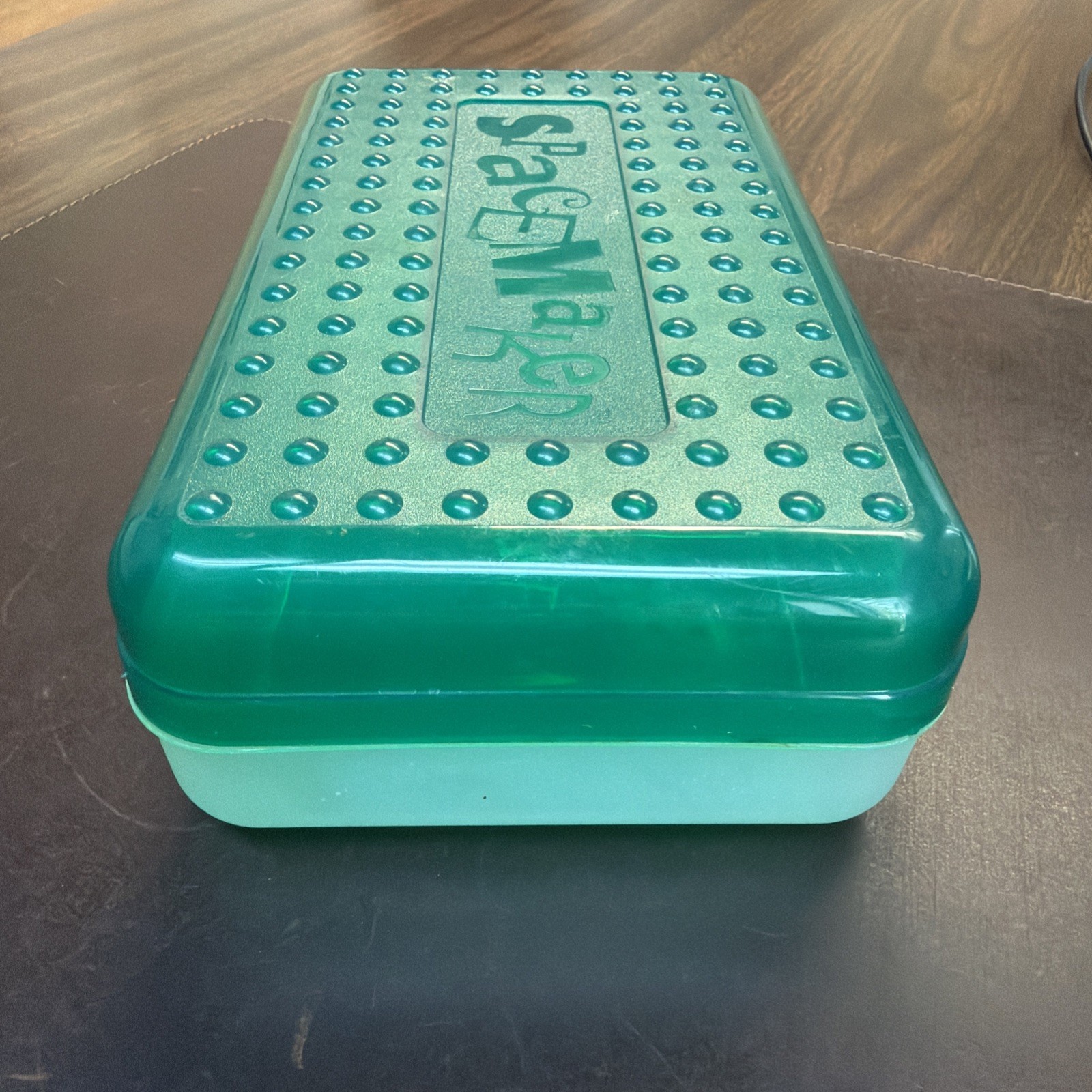 SpaceMaker 8.5x5.5x2.5 | Eldon Office | Green Storage Box Organizer Pencil Case