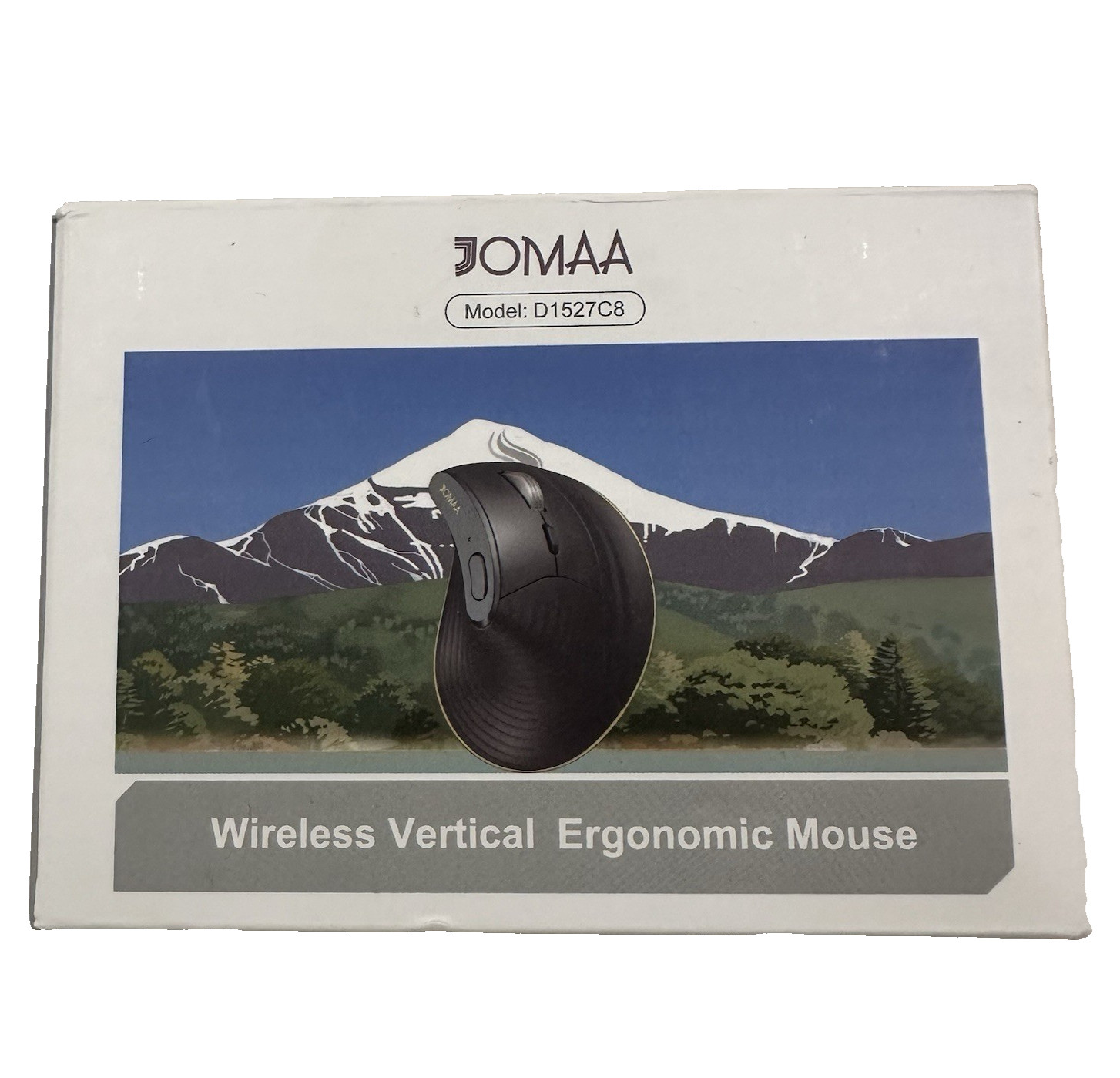 Jomaa Wireless Ergonomic Vertical Mouse MKE604 Grey NOB