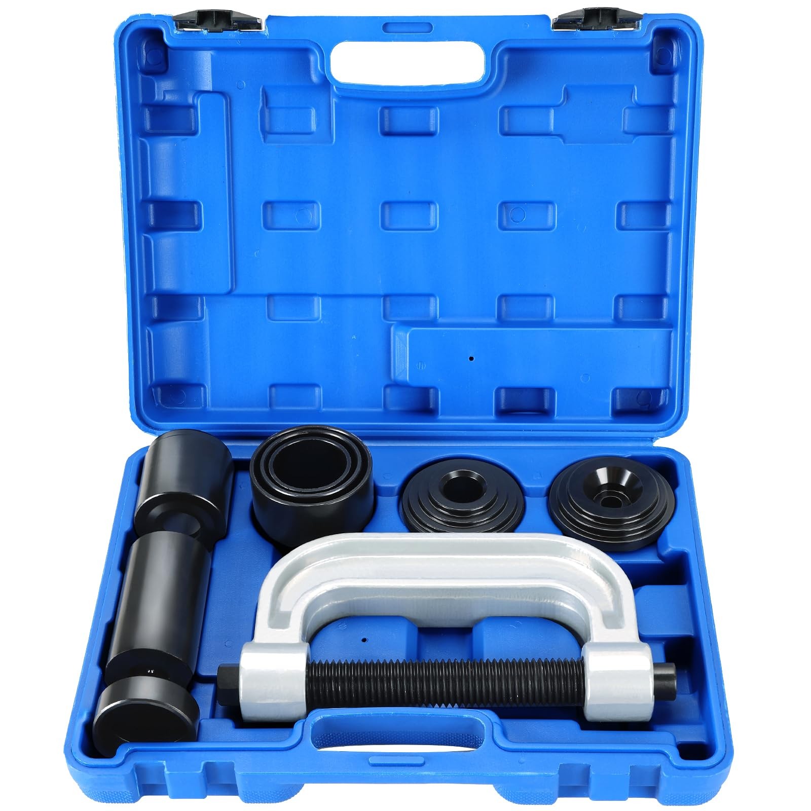 Blue Heavy Duty Ball U Joint Press Puller Removal Tool Kit 2WD 4WD Adapters