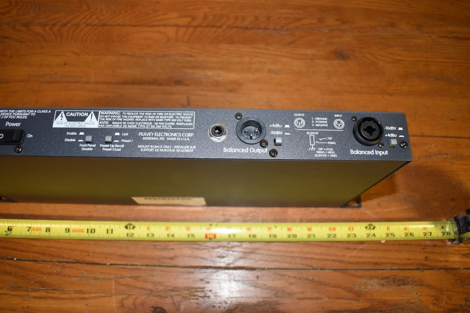 PEAVEY FEEDBACK FERRET 24 BIT DYNAMIC ANTI-FEEDBACK SYSTEM USED