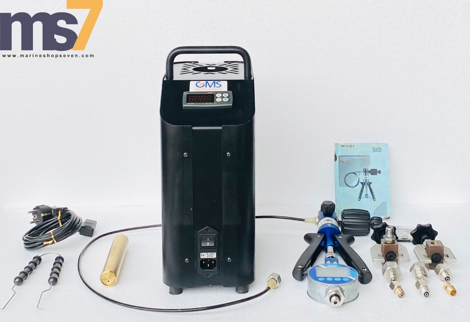 SIKA DRY BLOCK TEMPERATURE CALIBRATOR AMB. TO 650°C 230V & SIKA P60 PRESSURE CAL
