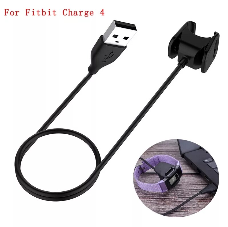 Replacement USB Charger Dock Adapter Cable Wire Cord For Fitbit Charge 4