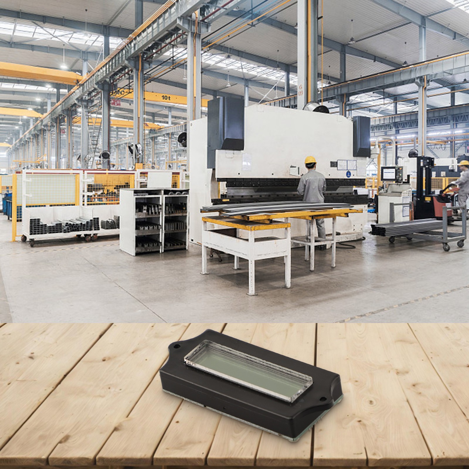 Batteries Capacities Monitored Easily with Compact LCD Design Features
