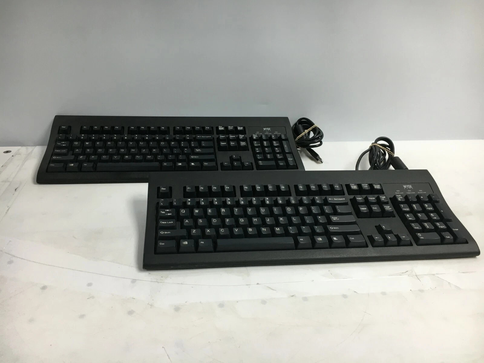 LOT OF 2 WYSE USB KEYBOARD 901716-06L KU-8933  TESTED
