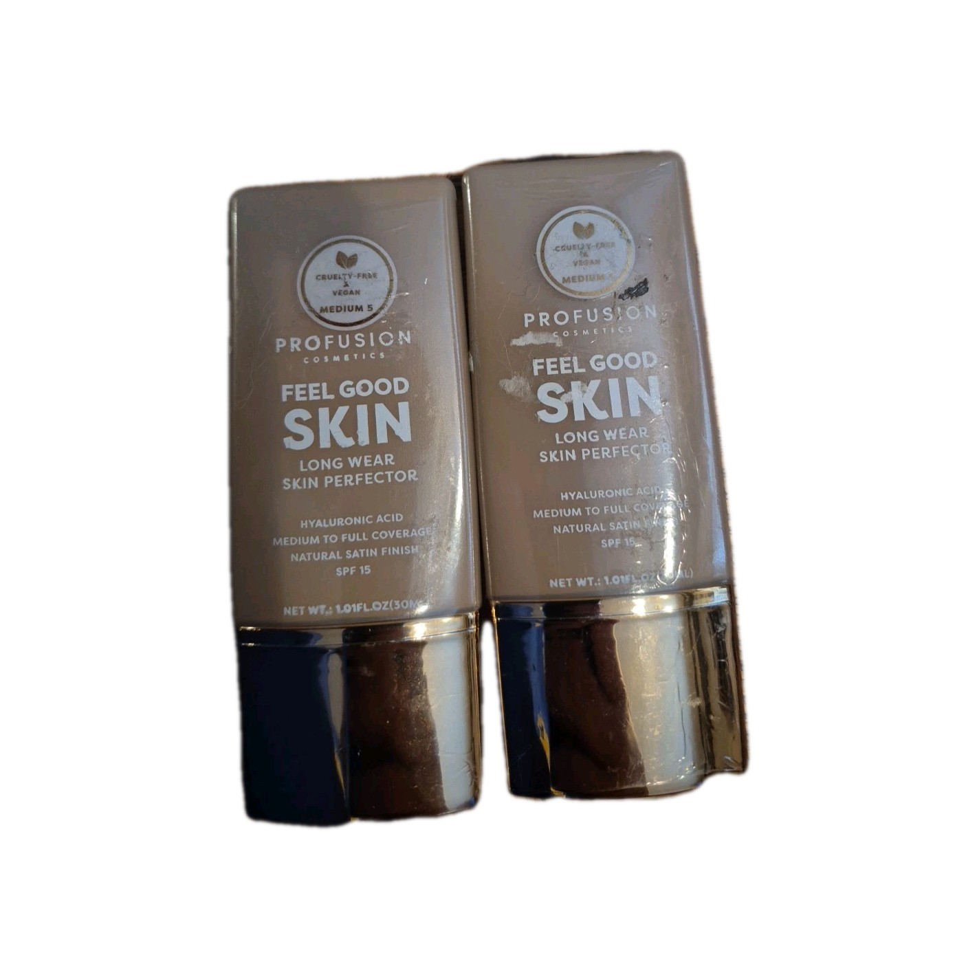 2 Profusion Cosmetics Feel Good Skin Long Wear Skin Protector Medium Warm Tan 5