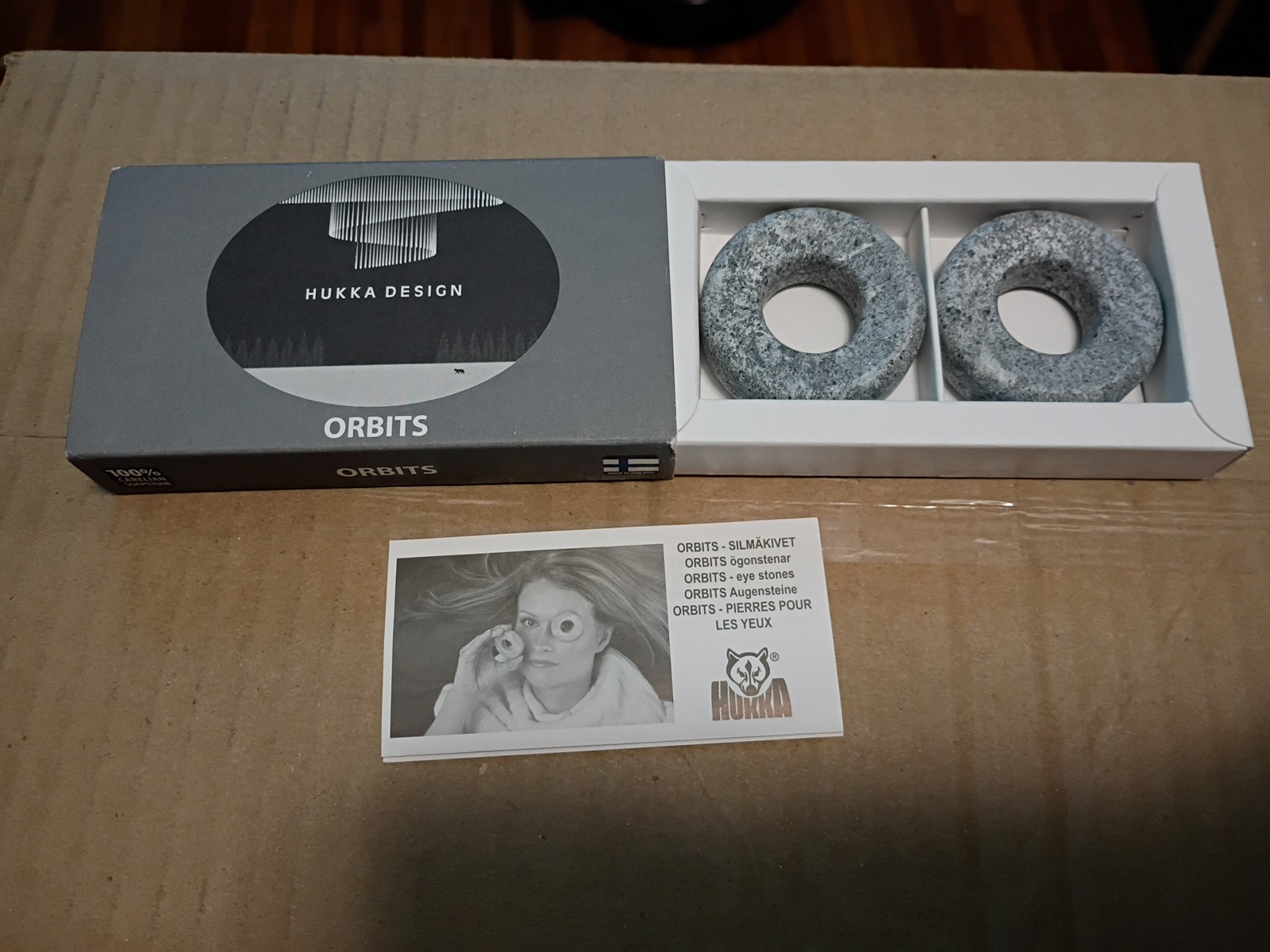Hukka Design Orbits Cooling Depuffing Eye Stones BRAND NEW IN BOX