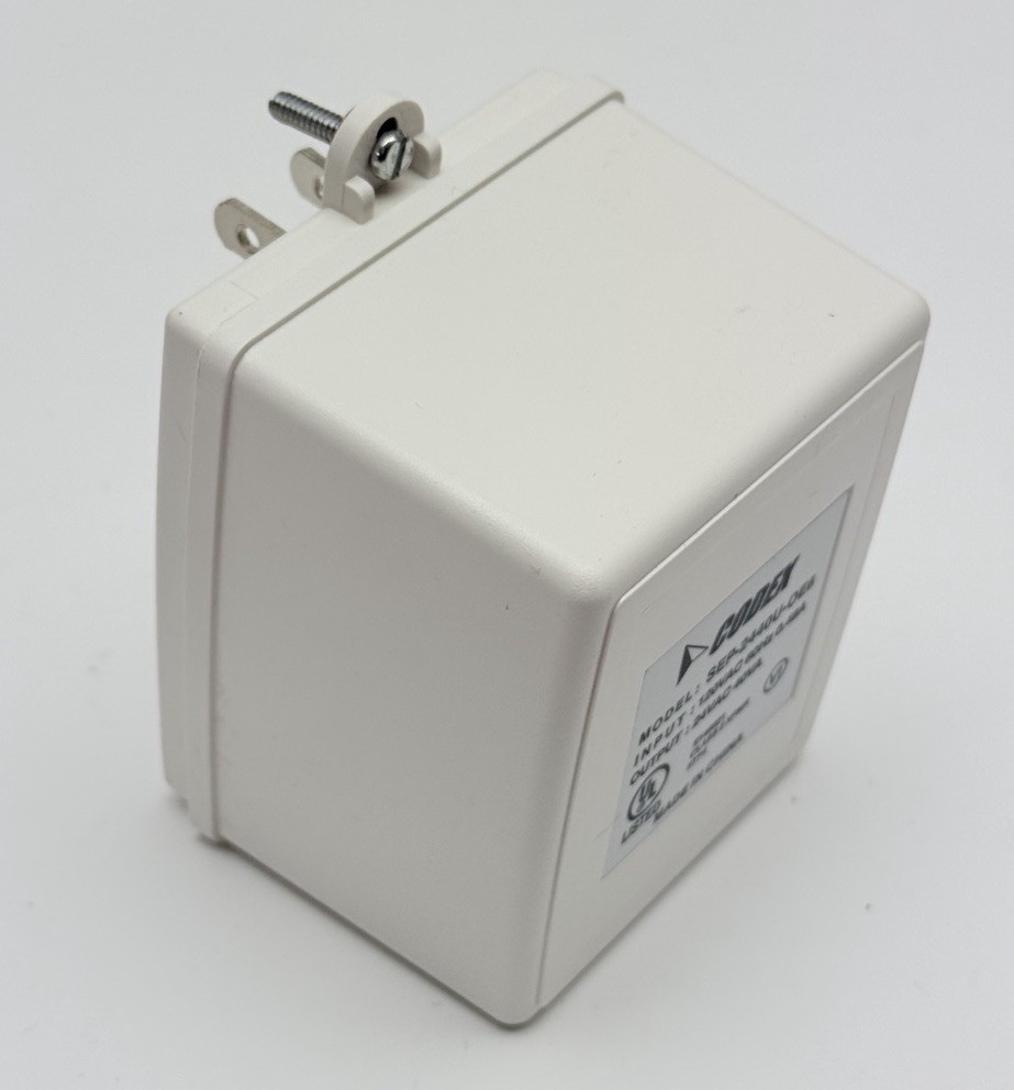 TP2440 Plug-in Transformer 120Vac In, 24Vac Out 40Va, Model SEP-2440U-OE6