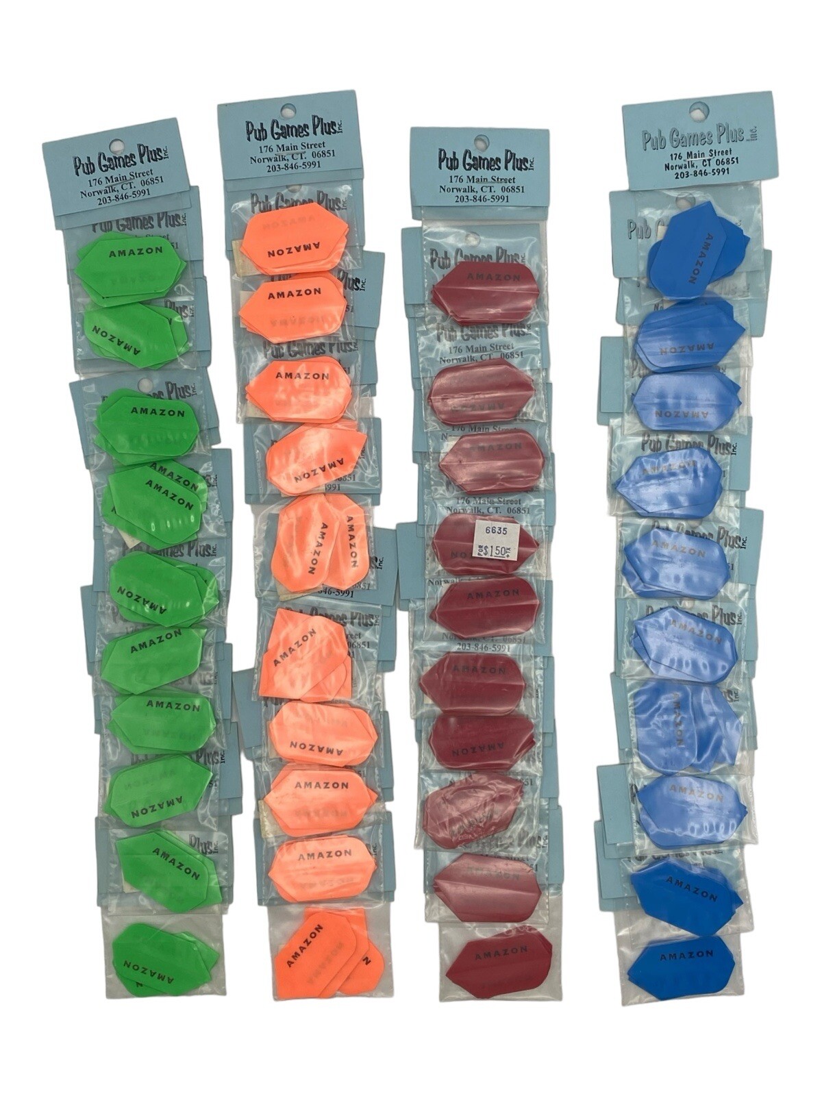 Vintage Mixed Lot Of (40) Packs Of 3 New Old Stock Of Dart Flights 120 Flights