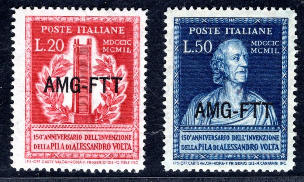 TRIESTE A 1949 76-77 ** MINT IMMACULATE SET (06651