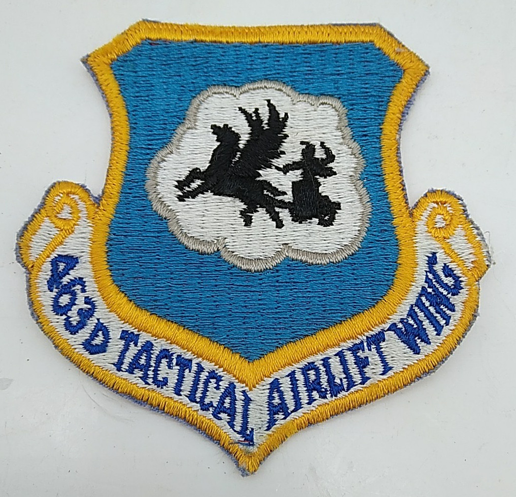 463rd Tactical Airlift Wing US Air Force Patch Vintage Winged Pegasus Horse