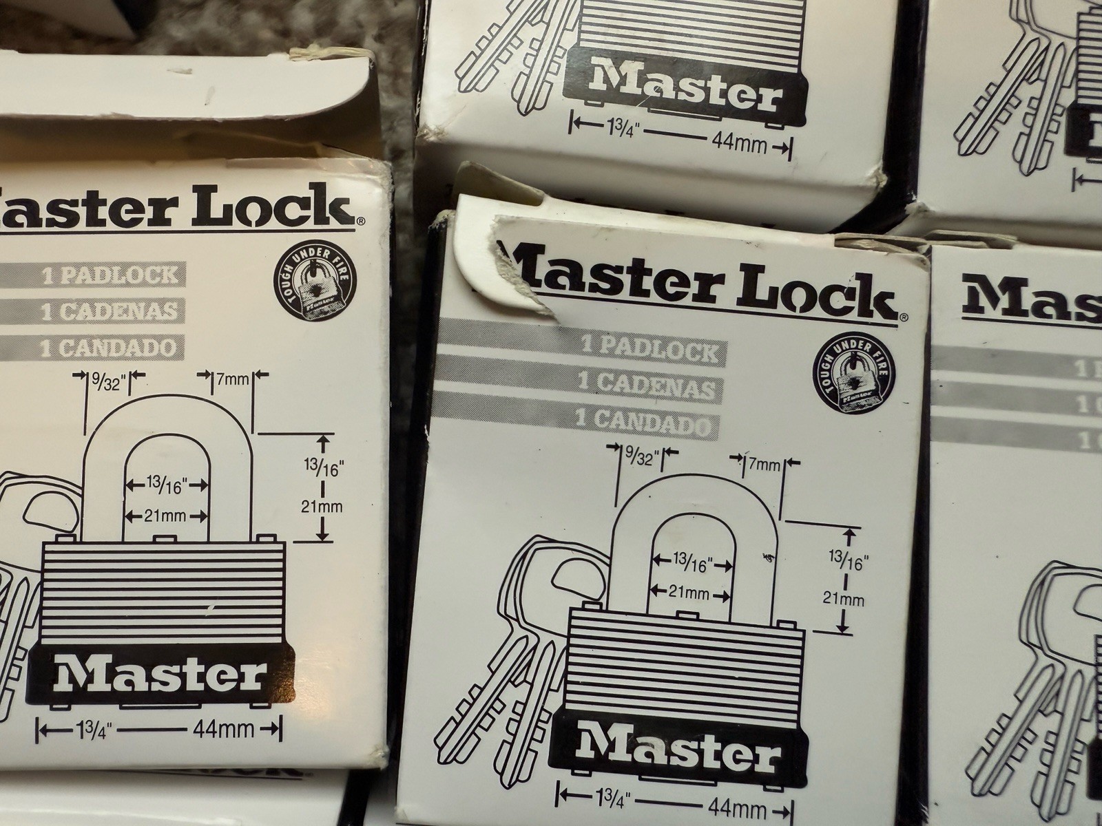 QTY 18 Master Lock Padlock 500KA Key 203 NEW