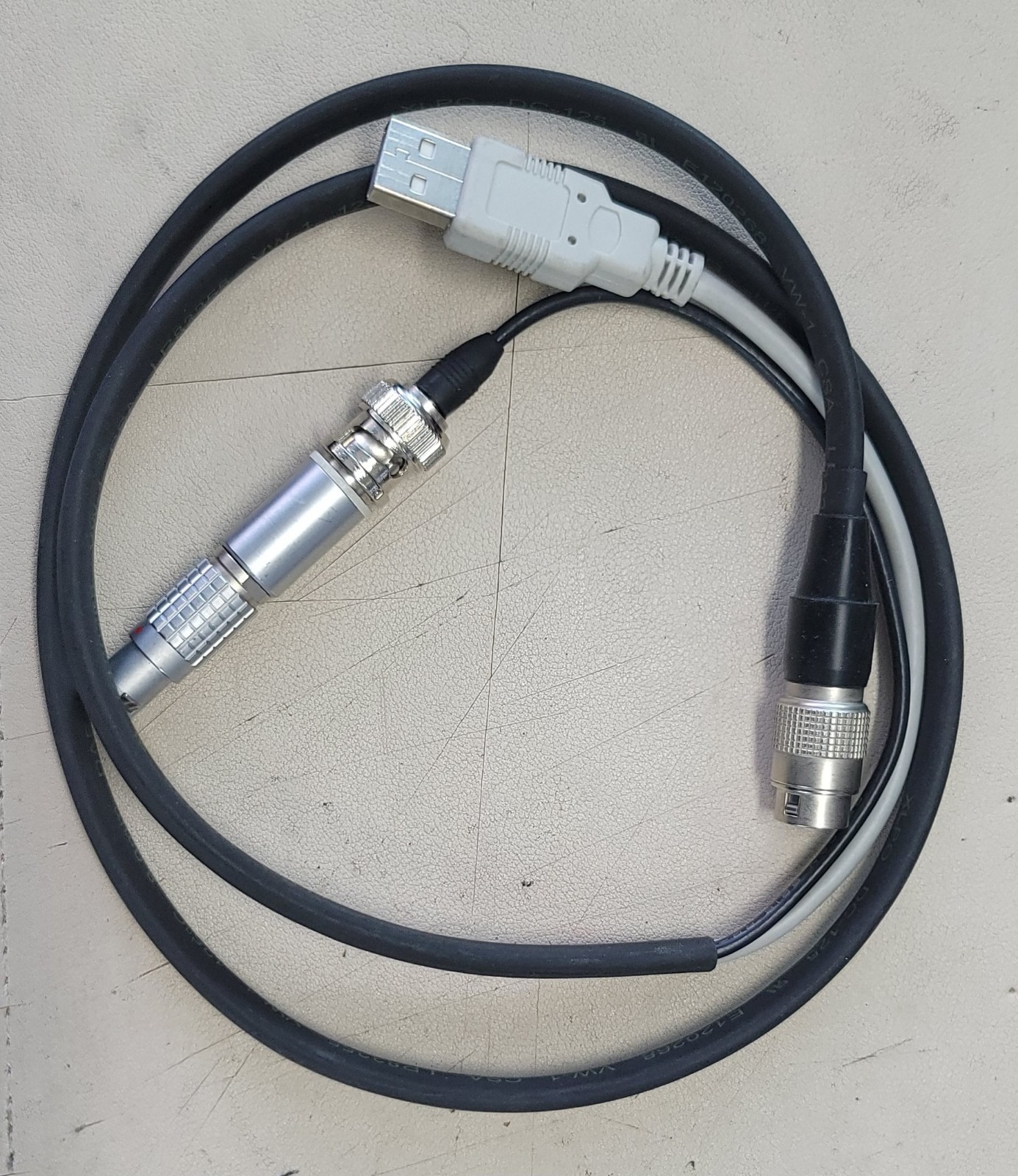 SINUS Messtechnik USB Interface Dongle Cable LEMO to USB Test Measurement
