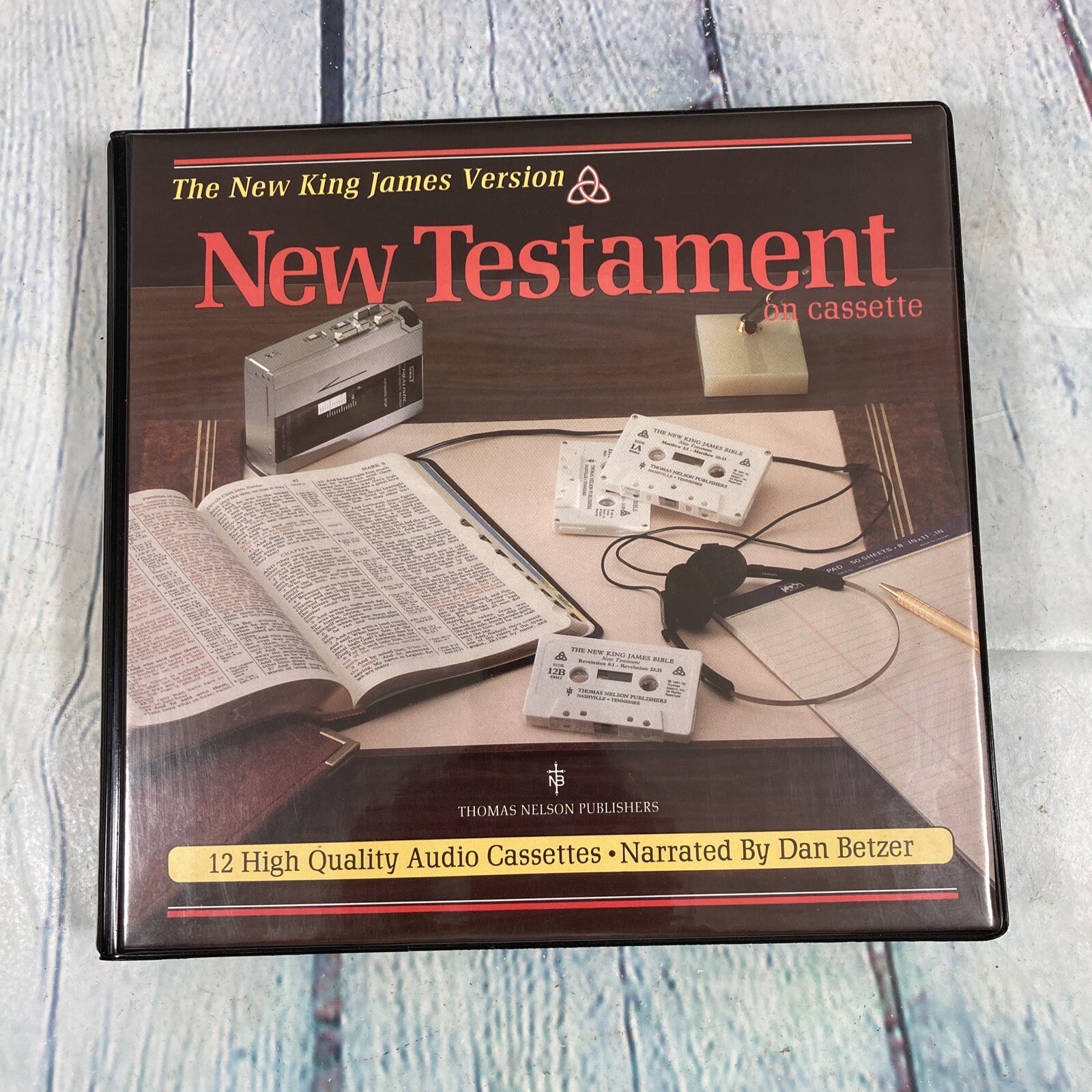 King James Version Bible New Testament on 12 Cassette Tapes Narrated by Dan Betz