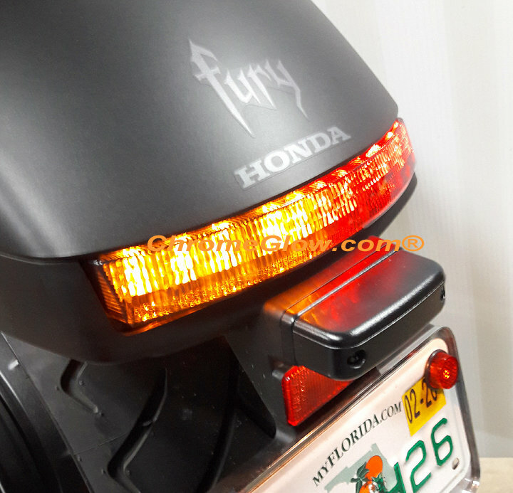 Honda Fury Integrated Brake and Turn Signals LED Taillight with SMOKED Lens