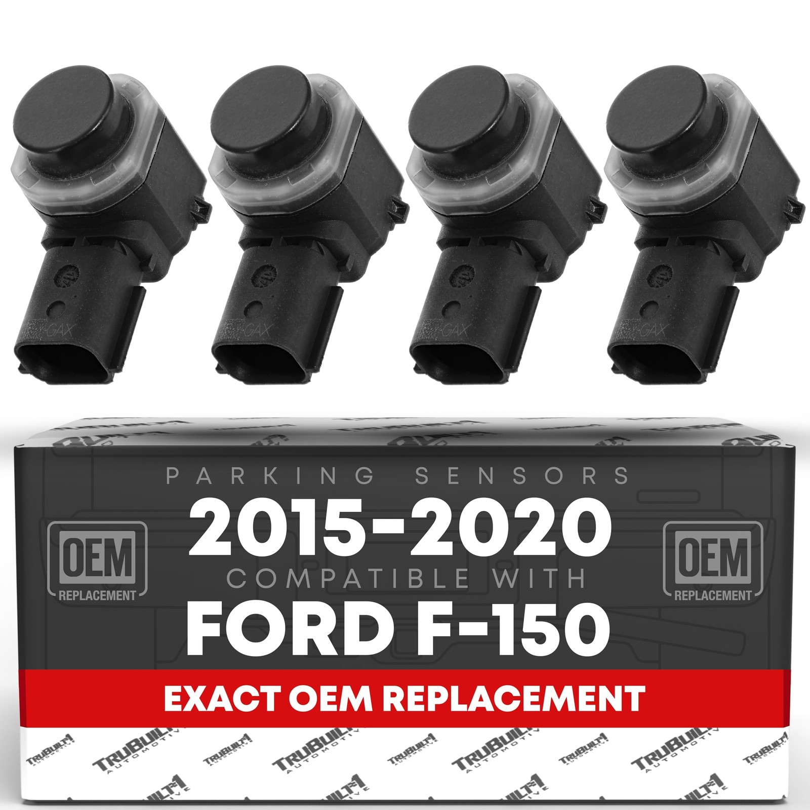T1A Car Parking Sensors, 4 Pieces - Compatible with 2015-2020 Ford F-150 Supe...
