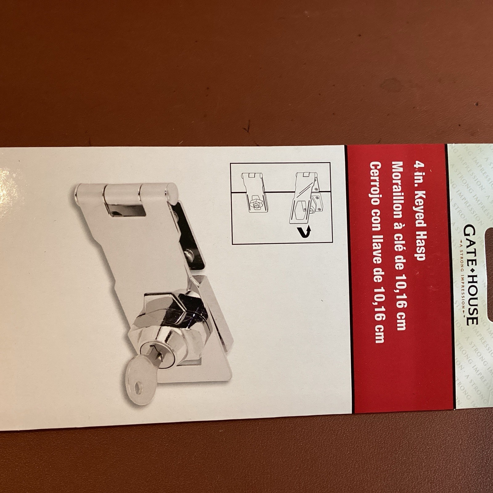 Gatehouse 4” Keyed Hasp # 0250845