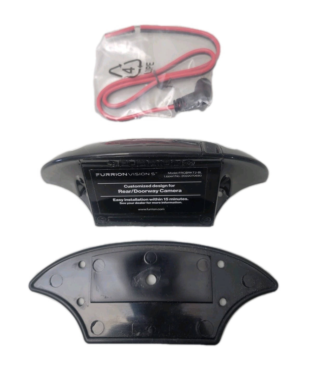 Furrion LLC FRCBRKT2-BL Vision S Rear/Doorway Camera Bracket RV/Camper-Trailer