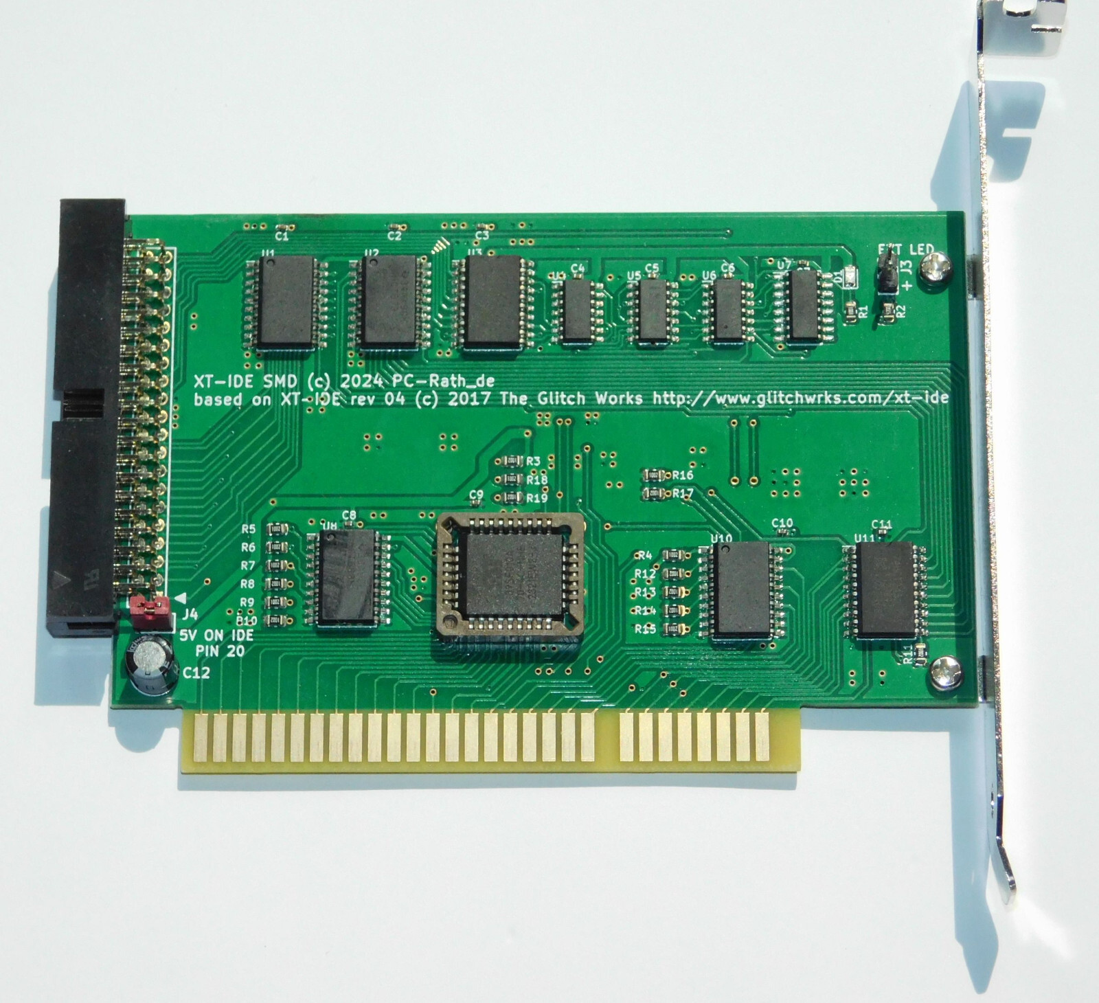 XT IDE Controller Platine Boot BIOS XT-IDE XTIDE HDD Festplatten Controller ISA