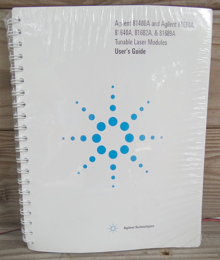 AGILENT 81480A 81680A 86140A 81682A 81869A TUNABLE LASER MODULES USER'S GUIDE