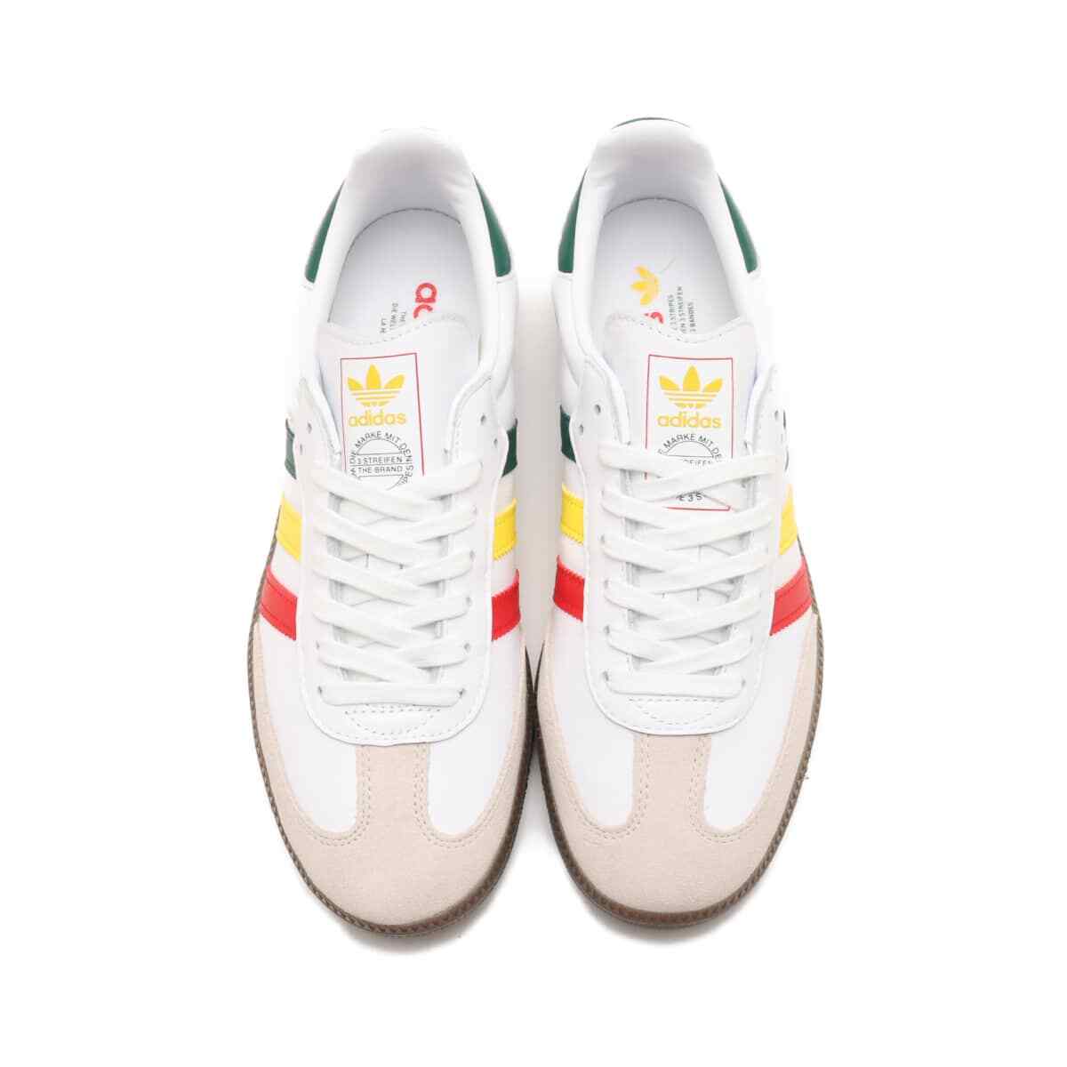 adidas Samba OG White Sneakers Jamaica Rasta Retro Trainers Originals Men Shoes