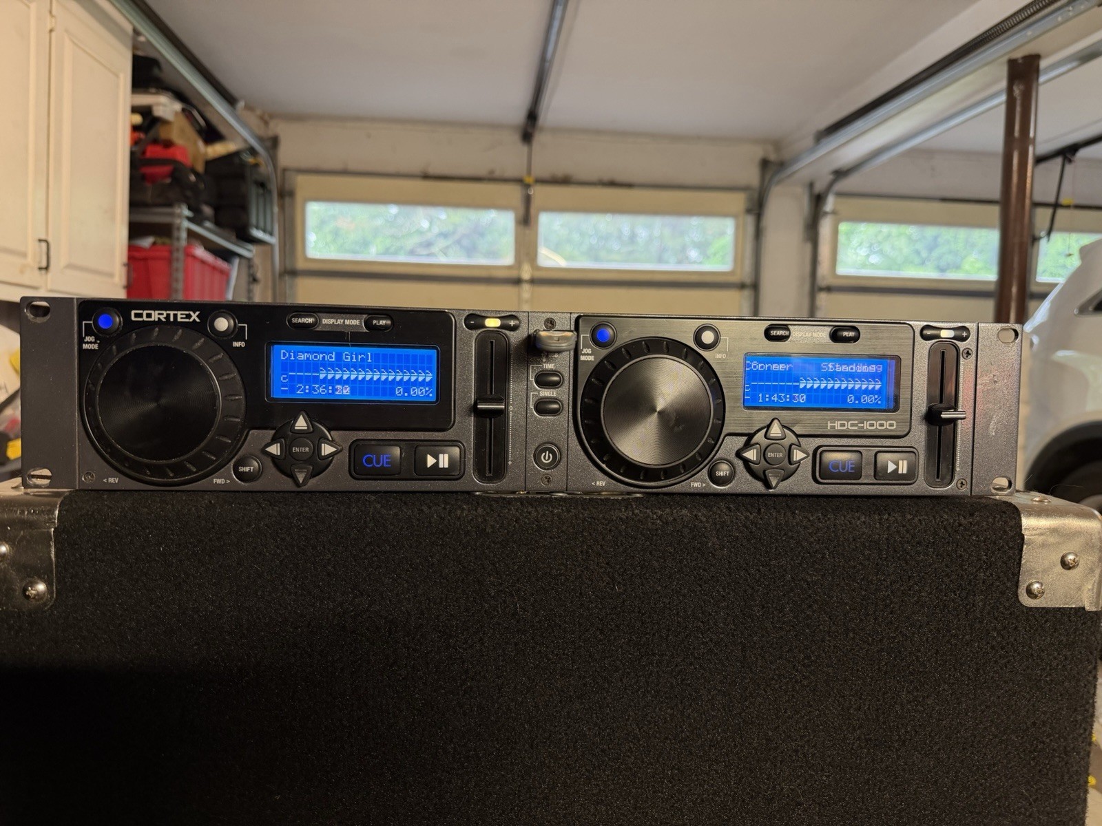 Cortex HDC-1000 Dual Deck USB MP3 DJ Rackmount Player  W/ Power Supply HDC1000
