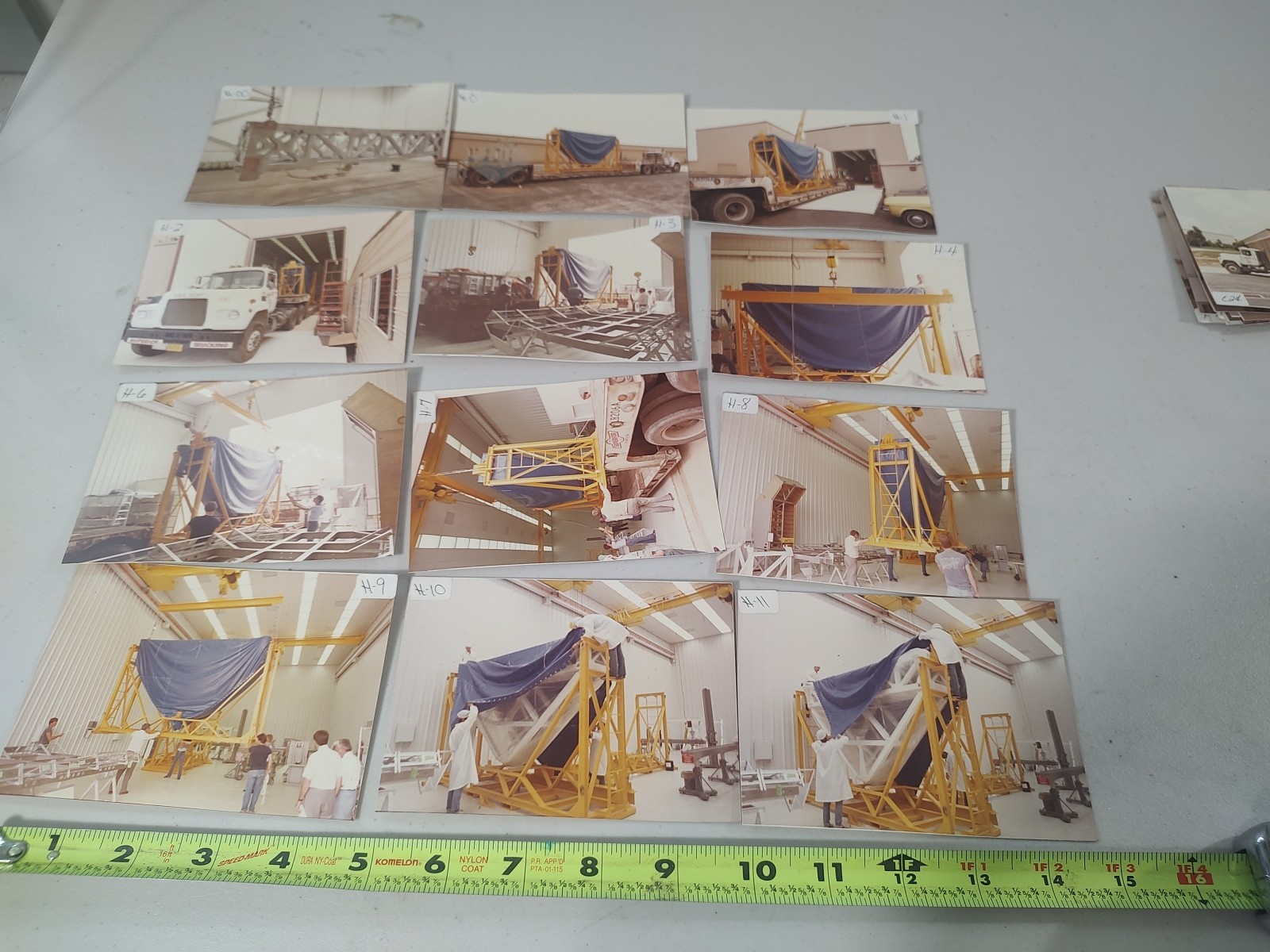 NASA Engineer Behind The Scenes Photos Rare 1983-1985 Shuttle 5"X3.5" Log Of 12