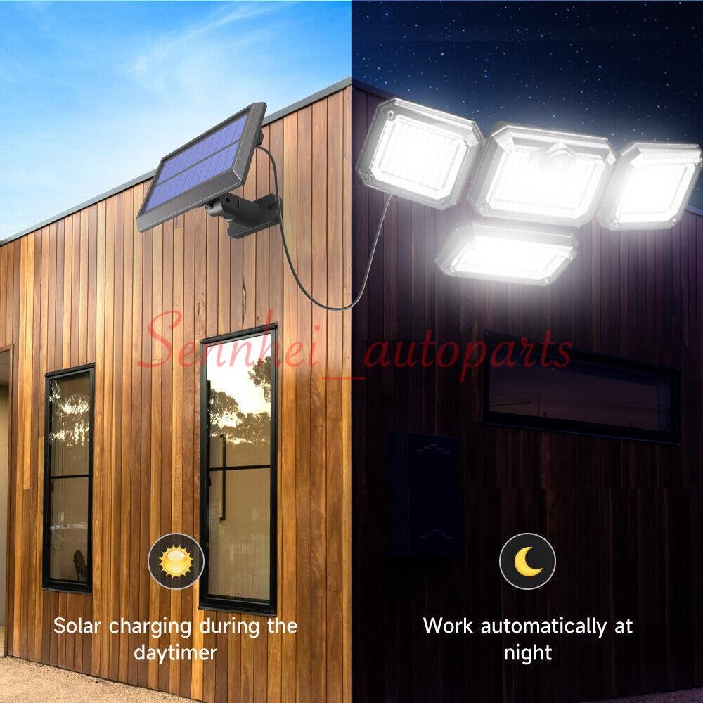 3000LM 333 LED Solar Lights Outdoor Waterproof Motion Sensor Security Wall Lamp