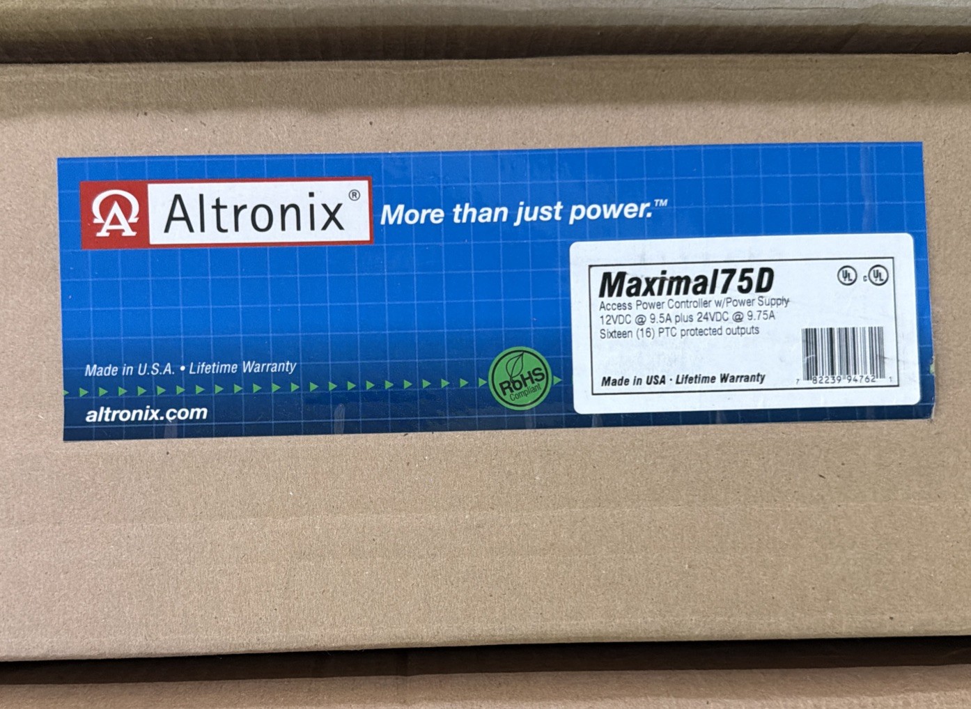 NEW Altronix Maximal75D Access Power Controller w/ PSU, 12VDC/24VAC 16 PTC Out