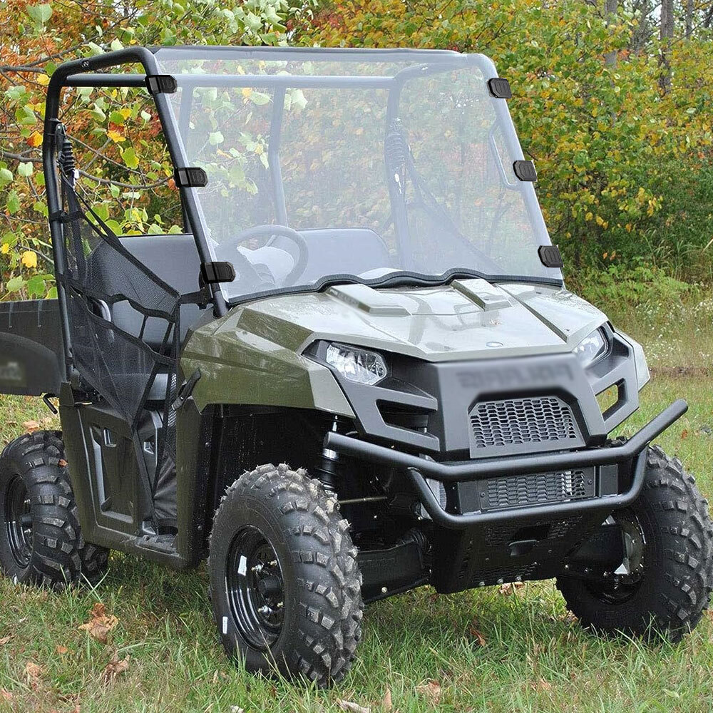 UTV SXS Full Windshield For Polaris Ranger 500 Midsize Crew 2010 2011 2012 2013