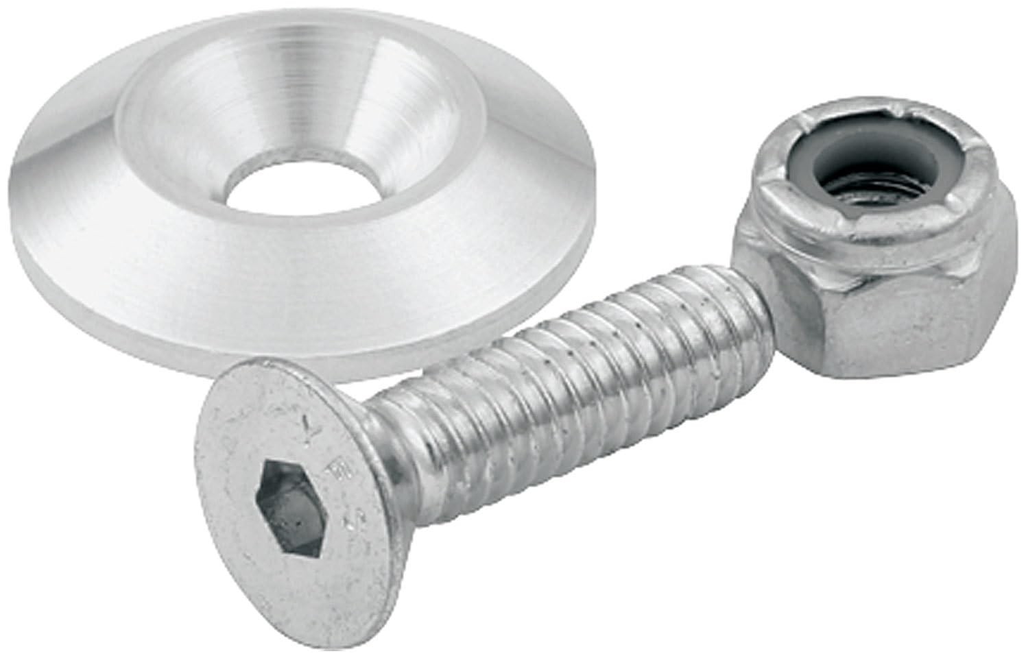 Allstar Performance All18630 50 Countersunk Bolts 10 W 1In Washer 50Pk